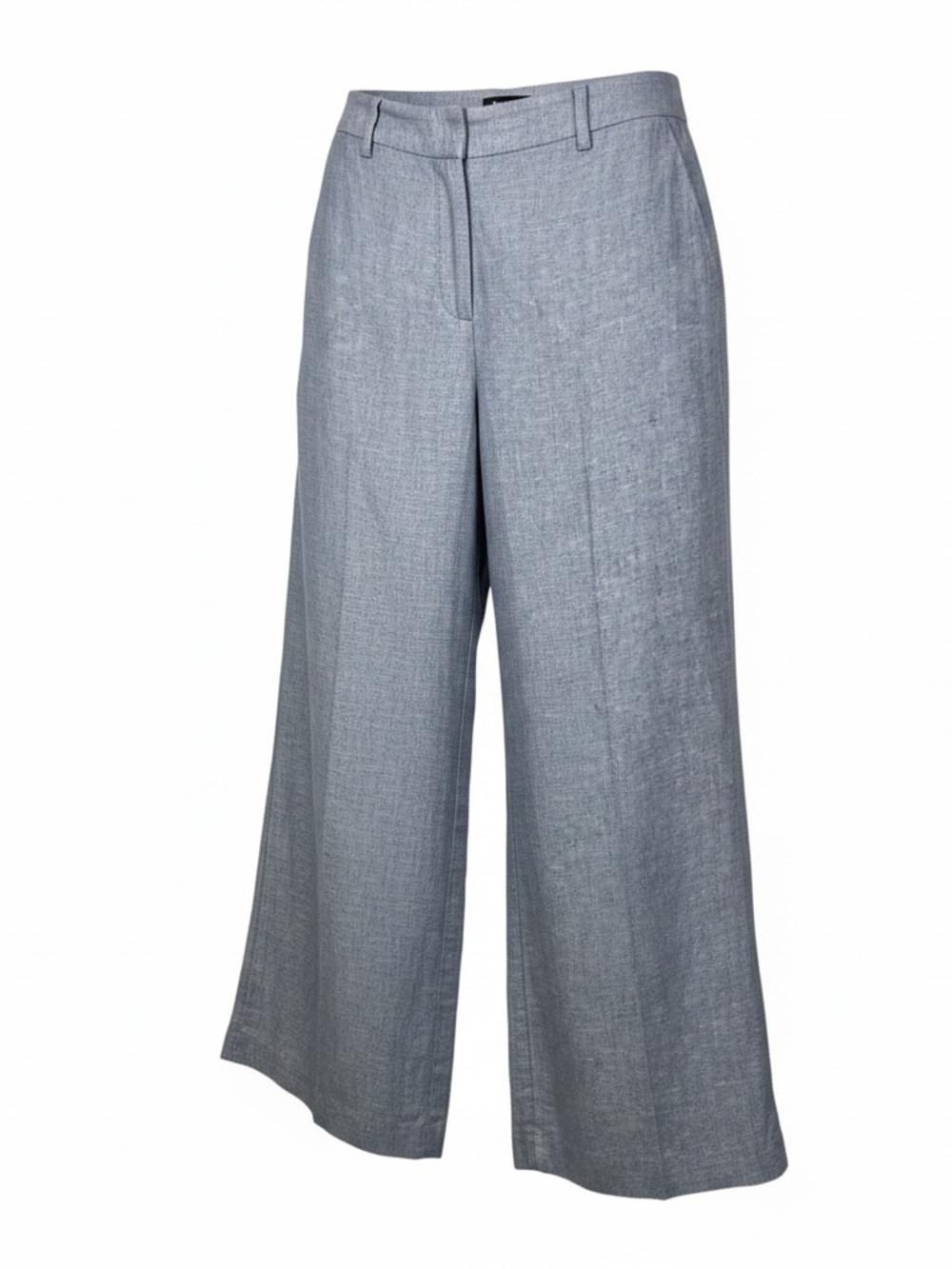 Talbots Wide-Leg Trousers in Soft Blue